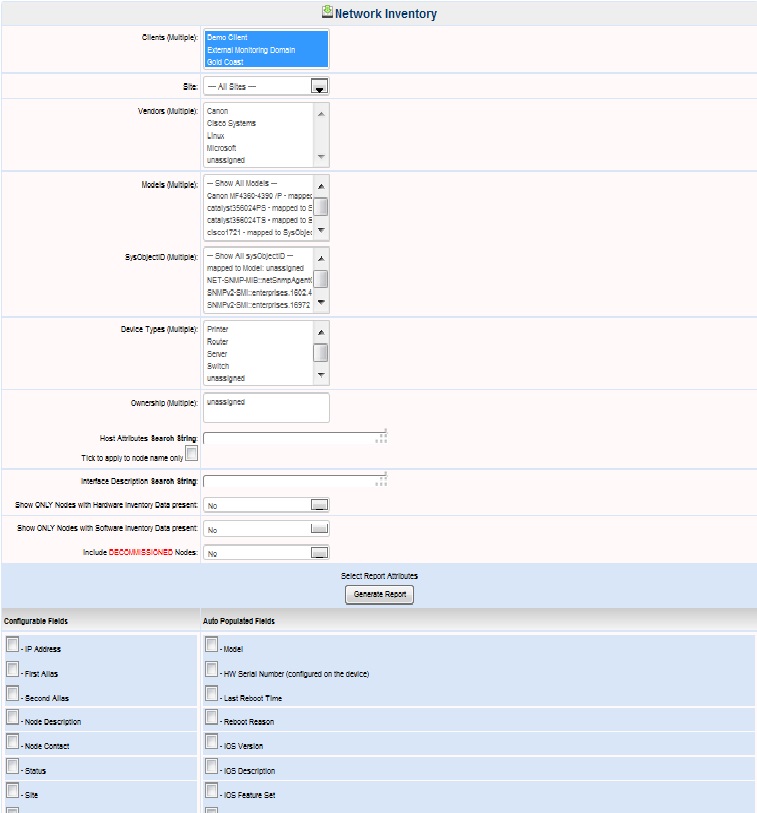 network inventory